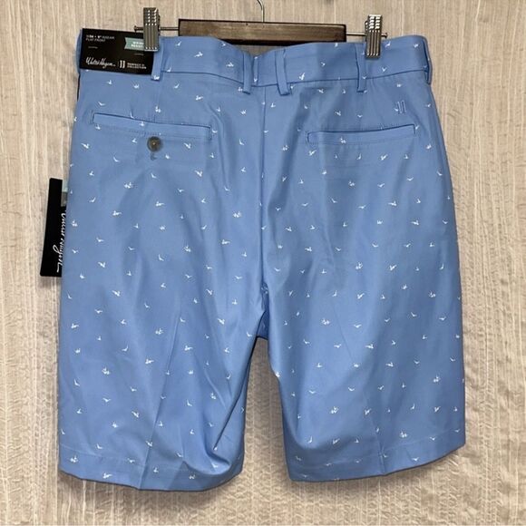 Walter Hagen 34 9” Blue White Seagulls Inseam Perfect 11 Collection Golf Shorts - Picture 2 of 16
